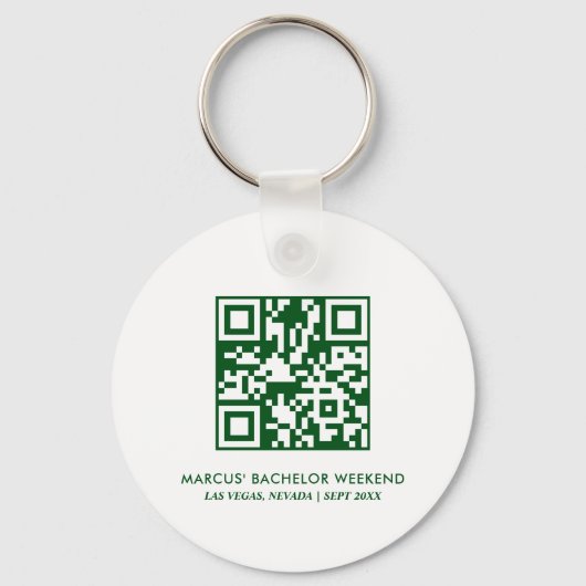 Laatste Swing voor de Ring Golf Bachelor Sleutelhanger (Achterkant)