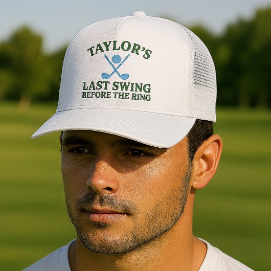 Laatste swing voor de Ring Golf Bachelor Trucker Pet