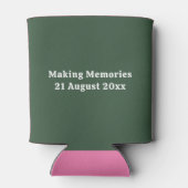 Laatste swing voor de ring golf bachelorette blikjeskoeler (Achterkant)