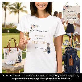 Laatste Swing Voor de Ring Golf Bachelorette Bruid T-shirt