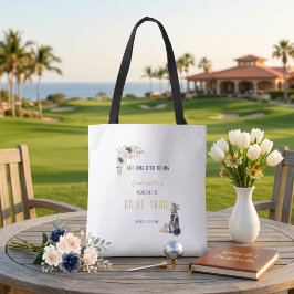 Laatste Swing Voor de Ring Golf Bachelorette Bruid Tote Bag