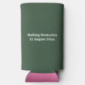 Laatste Swing Voor de Ring Golf Bachelorette Seltzer Blikjeskoeler (Achterkant)