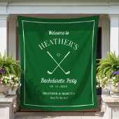 Laatste Swing Voor de Ring Golf Bachelorette Wandkleed