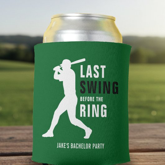 Laatste Swing Voor de Ring Honkbal Bachelor Party Blikjeskoeler
