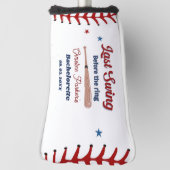 Laatste Swing voor de Ring Honkbal Bachelorette Golfheadcover (Draai 90)
