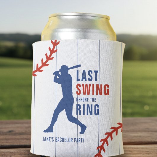 Laatste Swing Voor de Ring Honkbal Bachelorfeest Blikjeskoeler