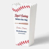 Laatste swing voor de ring honkbal vrijgezellenfee bedankdoosjes (Voorkant)