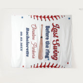 Laatste swing voor de ring honkbal vrijgezellenfee wandkleed (Voorkant (horizontaal))