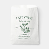 Laatste Swing Voor De Ring Pickleball Bach Weekend Bedankzakje (Voorkant)