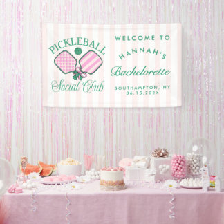 Laatste Swing Voor De Ring Pickleball Bach Weekend Spandoek