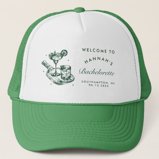 Laatste Swing Voor De Ring Pickleball Bach Weekend Trucker Pet (Voorkant)