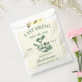 Laatste Swing Voor De Ring Pickleball Bachelorette Bedankzakje (Gezegeld)