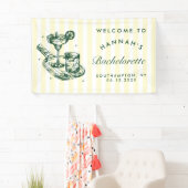 Laatste Swing Voor De Ring Pickleball Bachelorette Spandoek (Insitu)