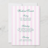 Laatste swing voor de ring Retro Pickleball Bach Kaart (Achterkant)