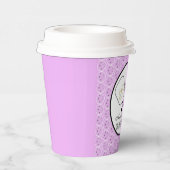 Laatste Swing Voor de Ring Trouw Pickleball Papieren Bekers (Rechts)