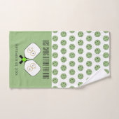 Laatste Swing Voor de Ring Trouwpickleball Wijshei Handdoek (Handdoek)