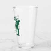 Laatste Swing Voor de Trouwring Bachelor Shotglas Glas (Links)