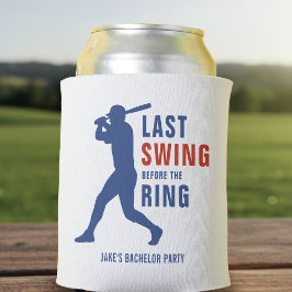 Laatste Swing Voor de Trouwring Herenfeest Honkbal Blikjeskoeler