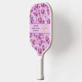 Laatste Swing Voor de Trouwring Lavendel Paars Pickleball Paddle (Links)