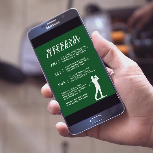 Laatste swing voor het Ring Golf Bachelor Weekend Kaart