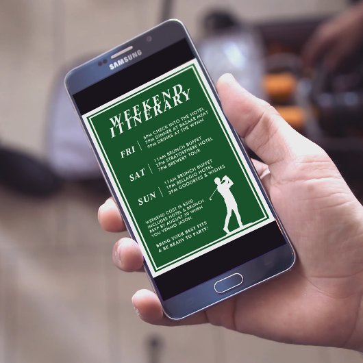 Laatste swing voor het Ring Golf Bachelor Weekend Kaart