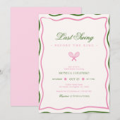 Laatste swing voor het Ring Tennis Vrijgezellenfee Kaart (Voorkant / Achterkant)