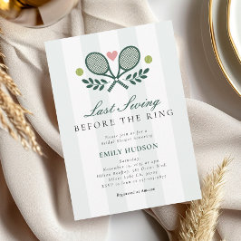 Laatste swing voor het Ring Tennis Vrijgezellenfee Kaart