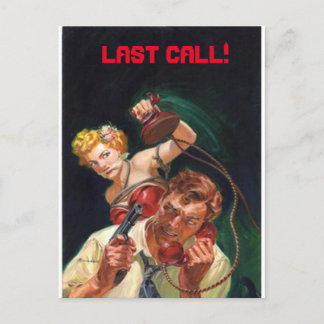 Laatste telefoontje! briefkaart