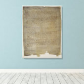 Laatste testament en testament van de kunstenaar canvas afdruk (Insitu (Houten vloer))