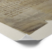 Laatste testament en testament van de kunstenaar poster (Hoek)