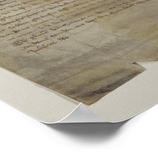 Laatste testament en testament van de kunstenaar poster (Hoek)