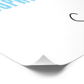 Laatste Toast aan de Kust Afscheidscadeau Bruidsfe Perfect Poster (Hoek)