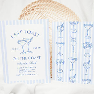 Laatste Toast Aan De Kust Bachelorette Feest Kaart