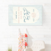 Laatste Toast Aan de Kust Bachelorette Spandoek (Insitu)