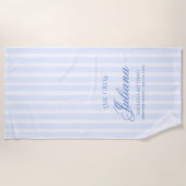 Laatste toast aan de kust | De bemanning Strandlaken (Voorkant)