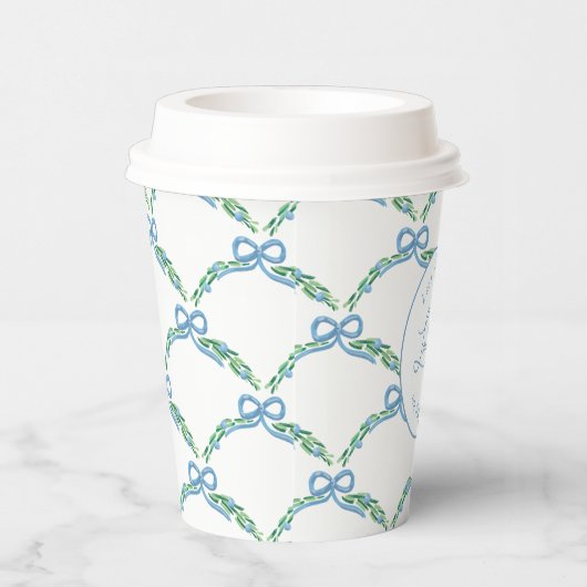 Laatste toast aan de kust Grandmillenial Boog Trel Papieren Bekers (Rechts)