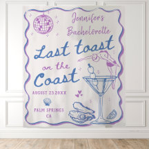 Laatste toast aan de kust Kust Bachelorette-feestj