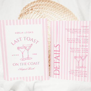 Laatste Toast Aan De Kust Roze Bach Weekend Kaart