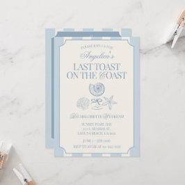 Laatste toast aan de kust vrijgezellenfeest reispl kaart