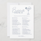 Laatste Toast Bachelorette Party Game Drink Als Ka Kaart (Voorkant)