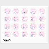 Laatste Toast Bachelorette Weekend Ronde Sticker (Vel)