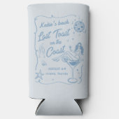 Laatste Toast Beach Bachelorette Party Seltzer Blikjeskoeler (Voorkant)