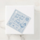 Laatste Toast Coast Beach vrijgezellenfeest Bedankjes Labels (In situ)