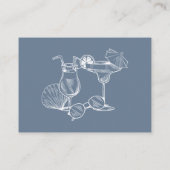 Laatste Toast Cocktail Bachelorette Party Panty Ga Informatiekaartje (Achterkant)