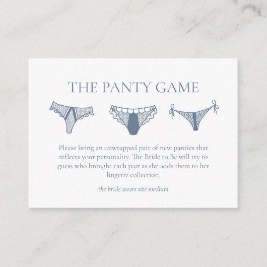 Laatste Toast Cocktail Bachelorette Party Panty Ga Informatiekaartje (Voorkant)