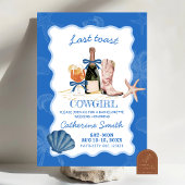 Laatste Toast Cowgirl Beach Bachelorette Reisschem Kaart