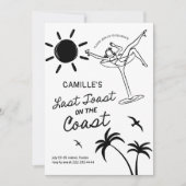 Laatste Toast Hand getrokken Bachelorette Weekend Kaart (Voorkant)