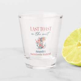 Laatste Toast Kust Bachelorette Weekend Cadeau Shot Glas
