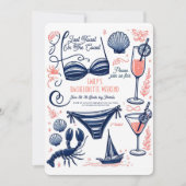 Laatste toast kust Bachelorette weekend Kaart (Voorkant)