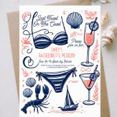 Laatste toast kust Bachelorette weekend Kaart